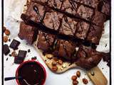 Brownie Chocolat Noisettes Pour Premier Goûter d ' Automne