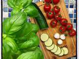 Dimanche à Bandol & une Tarte Soleil Tomates , Courgettes , Mozzarella , Feta et Basilic