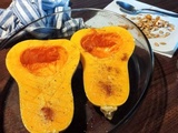 Butternut farci au fromage