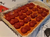 Délice de tomates cerises, poivron, Fourme d'Ambert