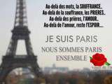 Hommage aux victimes sur paris