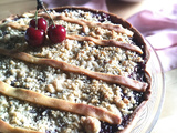 Tarte crumble aux cerises