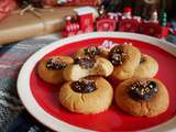 Biscuits cœur chocolat et crème de marrons – Recette de Noël