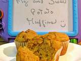 Muffins sans gluten aux figues et à la patate douce/Gluten free fig and sweet potato muffins