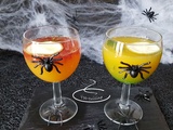 Cocktail enflammé pour Halloween