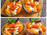 Coupes de fruits frais d’été