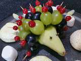Hérisson en fruits frais