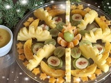 Plateaux de fruits frais pour les fêtes