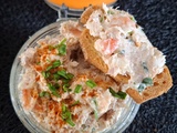 Tartinade crémeuse de gambas et thon