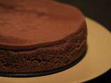 Cheesecake au chocolat noir