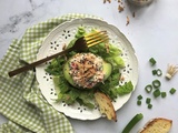 Avocat farci au poulet et chèvre frais