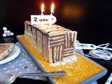 Mondrian Cake : Les 2 ans du blog