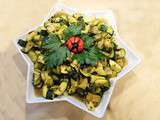 Courgettes au curry