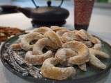 Vanille kipferl: croissants amande-sucre blond-vanille de Madagascar, petites merveilles de mon enfance