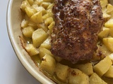 Filet mignon rôti aux pommes de terre