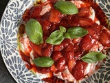 Fraises aigre-douces & burrata