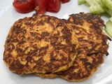 Galettes de carottes au parmesan
