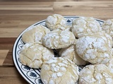 Lemon crinkles (biscuits craquelés au citron)
