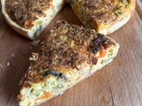 Quiche légumes & champignons