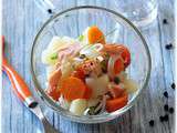 Salade de pommes de terre, carottes et au saumon Delpierre