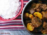 Curry moghol au boeuf et aux navets