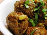 Daoud basha (boulettes libanaises boeuf-agneau en sauce tomate)