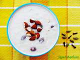 Riz au lait à la cardamome, sans produits laitiers/Dairy free cardamom rice pudding