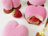 Entremet fraises et hibiscus | Tout Gourmand | Recettes faciles | Avec ou sans Thermomix