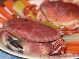 Crabe tourteau au court bouillon