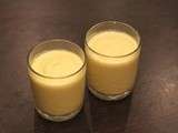 Crème au lait de coco et à la mangue