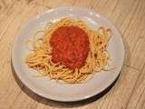 Spaghetti à la sauce napolitaine à ma façon