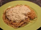 Spaghetti au thon et au Boursin