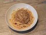 Spaghetti sauce aux noix