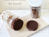 Cake au chocolat en bocal