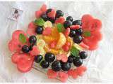 Assiette de fruits frais