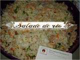 Salade de riz de la mer