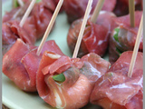 Bouchées bresaola-roquette-mozzarella