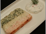 Terrine de poisson tricolore