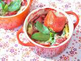 Clafoutis fraises basilic - Turbigo-Gourmandises.fr
