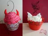 Cupcakes Anges ou Démons #1 {Red velvet cupcakes}