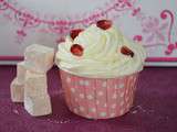 Cupcakes rose loukoums - Turbigo-Gourmandises.fr