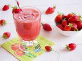 Jus de fraises au vin rosé glacé : cocktail gourmand
