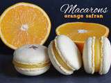 Macarons à l’orange et au safran