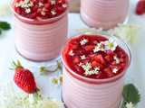 Mousse aux fraises et au sureau
