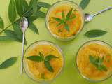 Panna cotta verveine mangue : frais et délicieux