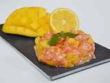 Soleil & Saveurs dans mon assiette : Tartare saumon mangue