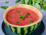 Soupe pastèque orgeat
