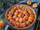 Tarte abricots lavande