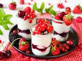 Trifle glacé aux fruits rouges