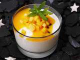 Verrines de yaourt passion mangue